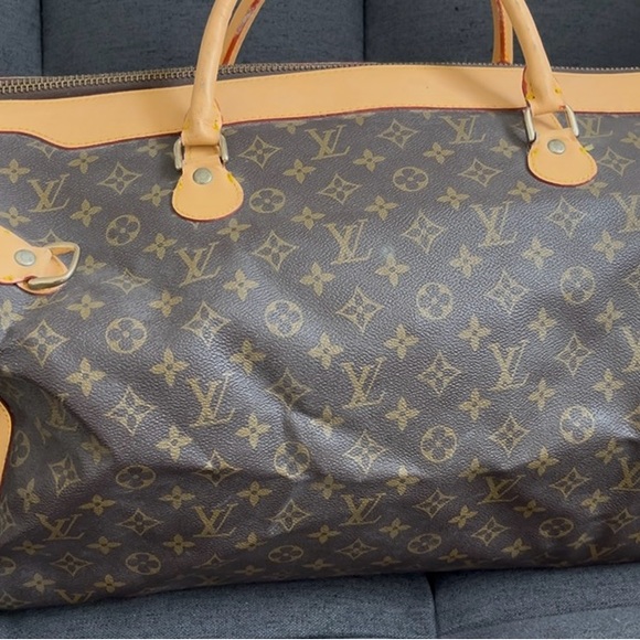 Louis Vuitton Brown and Tan Monogram Tote - Picture 1 of 2